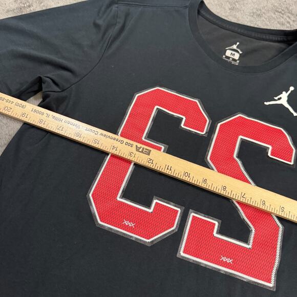Air Jordan Dri Fit Shirt #23 Black Mens M Crew Neck Jumpman Nike Basketball - Picture 3 of 6